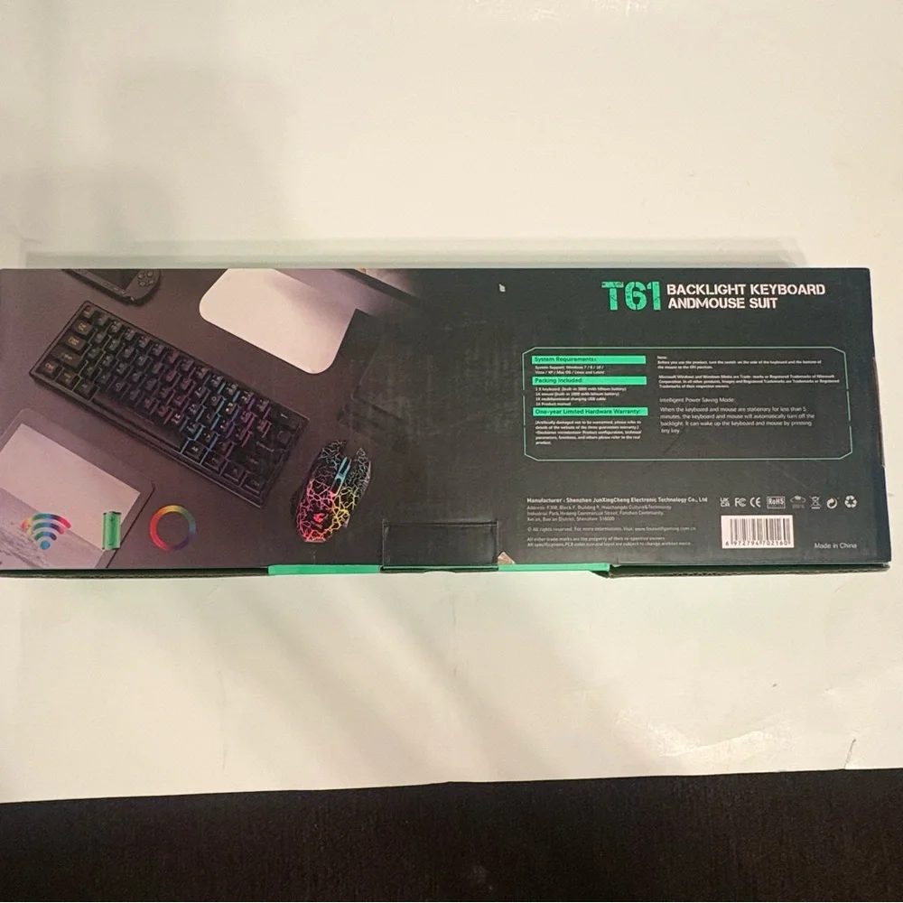 T61 Blue Gaming Keyboard